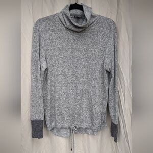 Jones New York Gray Turtleneck Sweater